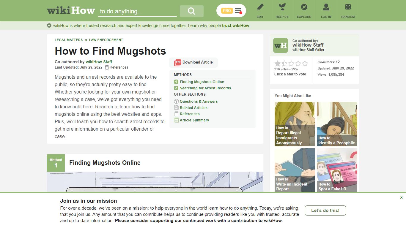 How to Find Mugshots: 11 Steps (with Pictures) - wikiHow